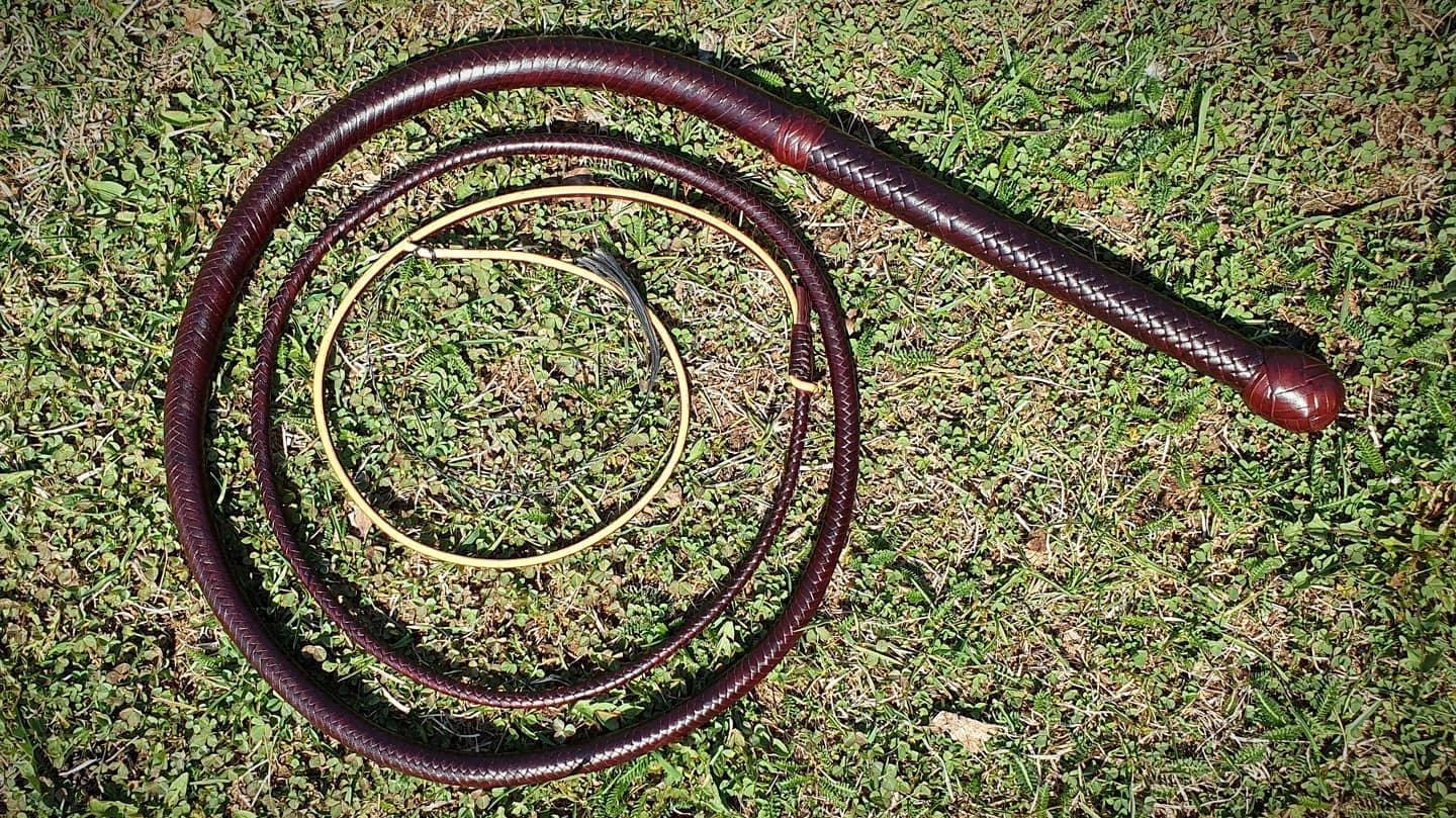 Leather whip