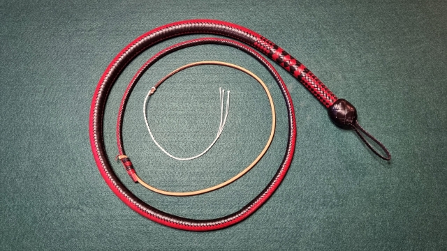 Leather whip Snakewhip